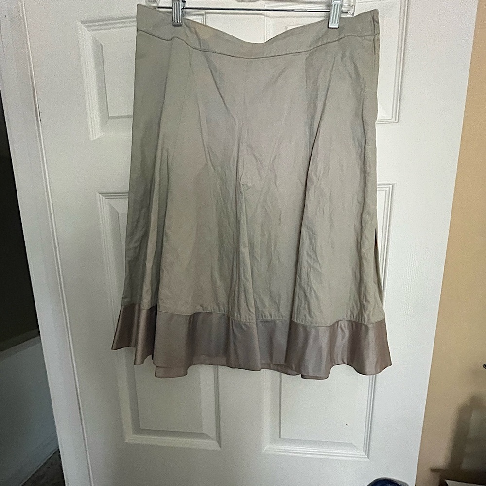 Grey cotton skirt